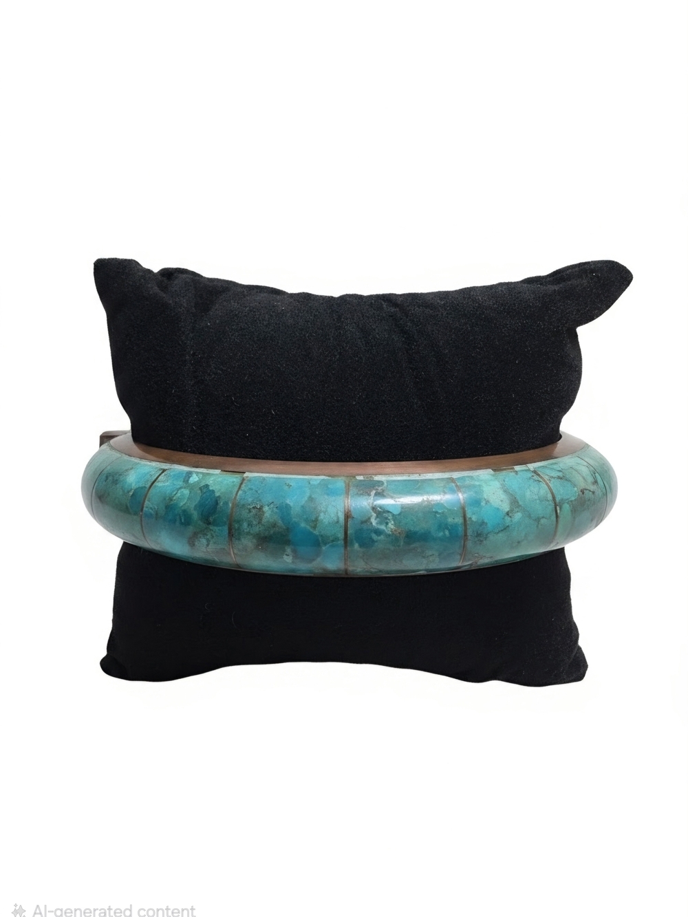 Jay King Turquoise Inlay Bangle Bracelet